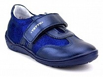 2436-132,522  Тотто (Totto) кроссовки детские ортопедические профилактические, кожа, синий. в Сургуте
