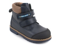 505-MSС (23-25)  Минишуз (Minishoes), ботинки ортопедические профилактические, демисезонные неутепленные, кожа, темно-синий в Сургуте
