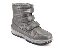 А35-100-4 Сурсил (Sursil-Ortho), ботинки подростковые ортопедические с высоким берцем, зимние,  шерсть, кожа, текстиль, серый в Сургуте