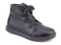 3547-1-1 Тотто (Totto), ботинки детские утепленные ортопедические профилактические, кожа, черный. в Сургуте