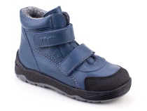 2458-702 Тотто (Totto), ботинки детские утепленные ортопедические профилактические, кожа, джинс в Сургуте