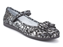 36-250 Азрашуз (Azrashoes), туфли подростковые ортопедические профилактические, кожа, черный, серебро в Сургуте