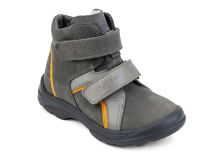 3532-41,01,15 Тотто (Totto), ботинки детские ортопедические профилактические, байка, кожа, серый. в Сургуте
