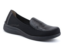 84-52Т-22-402/30 Рикосс (Ricoss) туфли для взрослых, кожа, лак, текстиль, черный, полнота 9 в Сургуте