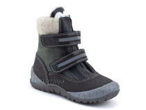 23011-120-01 (21-25)  Тапибу (Tapiboo), ботинки детские демисезонные утепленные ортопедические профилактические , байка, кожа, нубук, серый в Сургуте