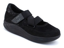 200122 Сурсил-Орто (Sursil-Ortho), туфли для взрослых, нубук, кожа, черный, полнота 7 в Сургуте